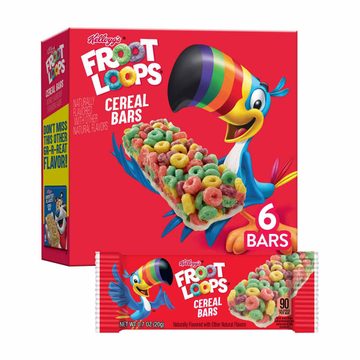 Kellogg's Froot Loops Cereal Bars, 4.2 oz. (6 Count)