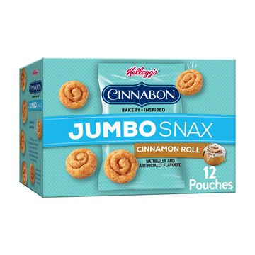 Kellogg's Cinnabon Jumbo Snax Cereal - Cinnamon Roll, 12 ct