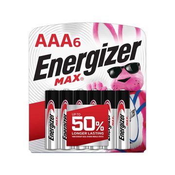 Energizer MAX AAA Alkaline Batteries, 6 ct