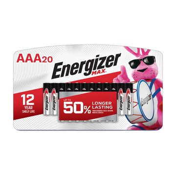 Energizer MAX AAA Alkaline Batteries 20 ct