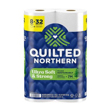 Quilted Northern Ultra Soft & Strong Toilet Paper, 2-Ply Mega Rolls, 8 ct
