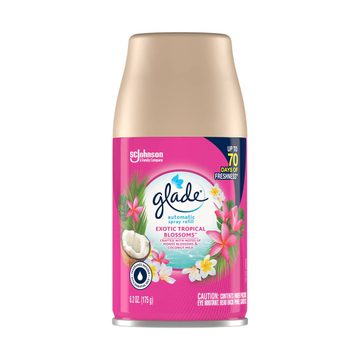 Glade Automatic Spray Refill, Air Freshener, Exotic Tropical Blossoms, 6.2 oz