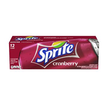 Sprite Cranberry Cans, Pack of 12