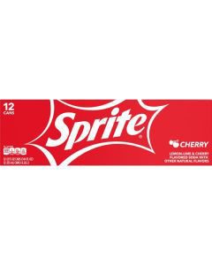 Sprite Cherry Fridge Pack Cans, 12 fl oz, 12 Pack