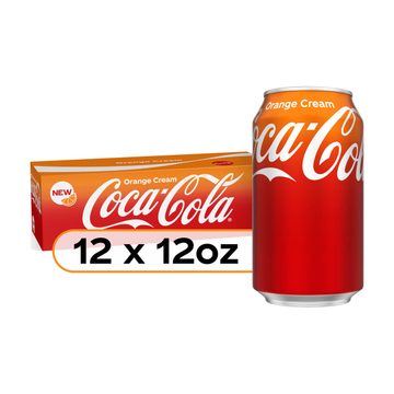 Coca-Cola Orange Cream Soda, 12 fl oz Cans, 12 pk