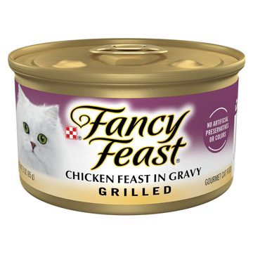 Purina Fancy Feast Grilled Wet Cat Food Chicken Feast in Wet Cat Food Gravy