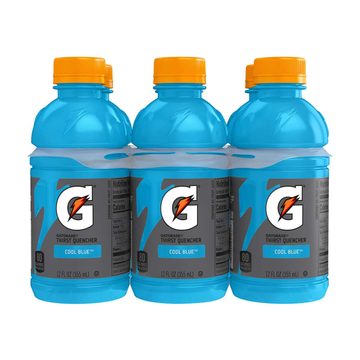 Gatorade Thirst Quencher Sports Drink, Cool Blue, 12 fl oz Bottles, 6 ct