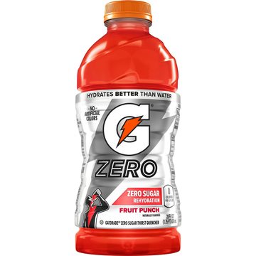 Gatorade Zero Sugar Thirst Quencher Fruit Punch Naturally Flavored 28 Fl Oz