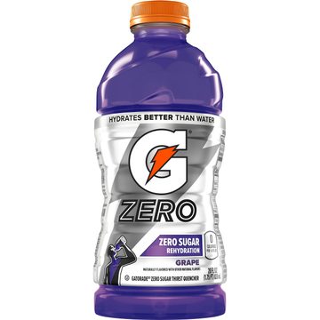 Gatorade Zero Zero Sugar Thirst Quencher Grape 28 Fl Oz