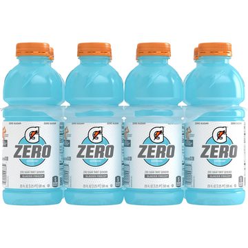 Gatorade Zero Sugar Thirst Quencher Glacier Freeze 20 Fl Oz, 8 Count