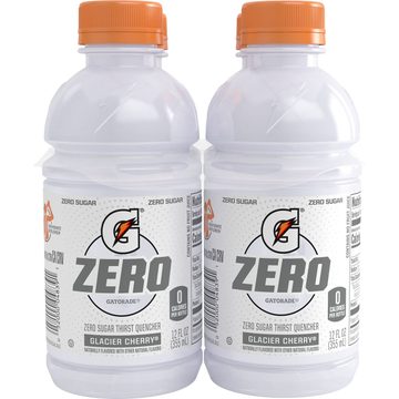 Gatorade Zero Zero Sugar Thirst Quencher Glacier Cherry 12 Fl Oz 4 Count