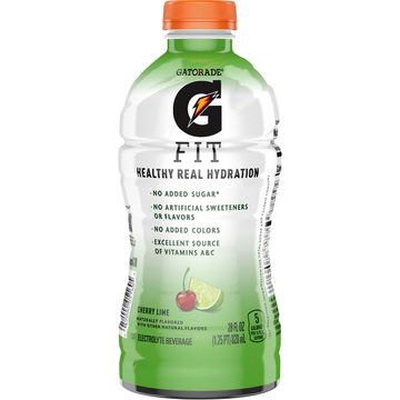 Gatorade Fit Healthy Real Hydration Electrolyte Beverage Cherry Lime 28 Fl Oz