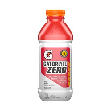 Gatorade Gatorlyte Zero Sugar Electrolyte Beverage, Fruit Punch, 20 fl oz