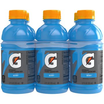 Gatorade Thirst Quencher Berry Artificially Flavored 12 Fl Oz, 6 Count