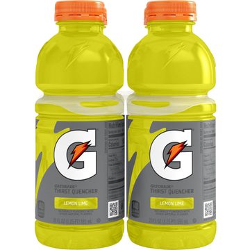 Gatorade Thirst Quencher Lemon Lime 20 Fl Oz, 4 Count