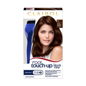 Clairol Root Touch-Up Permanent Hair Color Kit, 4G Dark Golden Brown