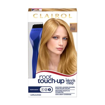 Clairol Root Touch-Up Permanent Hair Color Kit, 8 Medium Blonde