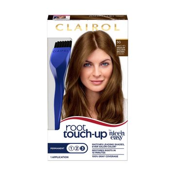 Clairol Root Touch-Up Permanent Hair Color Kit, 5G Med Golden Brown