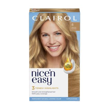 Clairol Nice 'n Easy Permanent Hair Color, 8 Medium Blonde, 1 ct