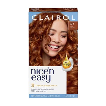 Clairol Nice 'n Easy Permanent Hair Color, 6R Light Auburn, 1 ct