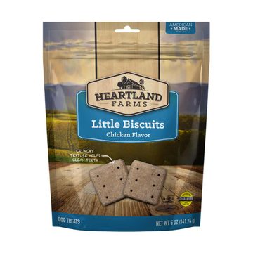 Heartland Farms Little Biscuits Dog Treats, Chicken Flavor - 5 oz