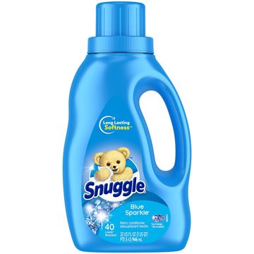 Snuggle Fabric Softener Liquid, Blue Sparkle, 32 Ounce, 40 Loads