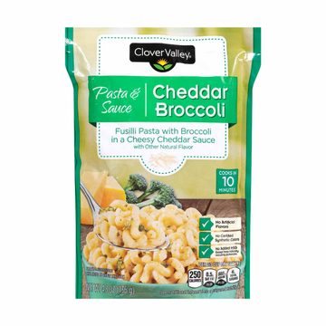 Clover Valley Cheddar Broccoli Fusilli Pasta, 4.8 oz