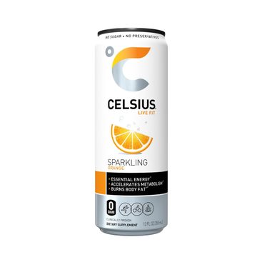 Celsius Live Fit Sparkling Energy Drink Orange 12 Fl Oz