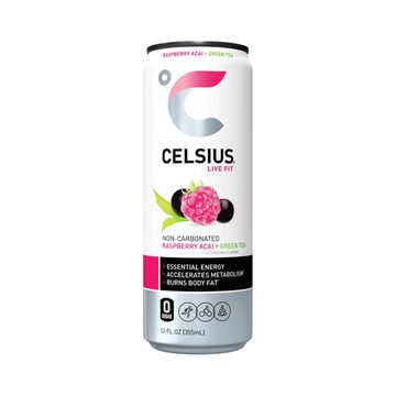 Celsius Sparkling Energy Drink, Raspberry Acai Green Tea, 12 fl oz