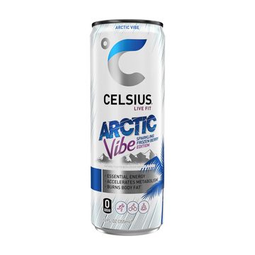 CELSIUS Functional Energy Drink, Sparkling Arctic Vibe, 12 fl oz