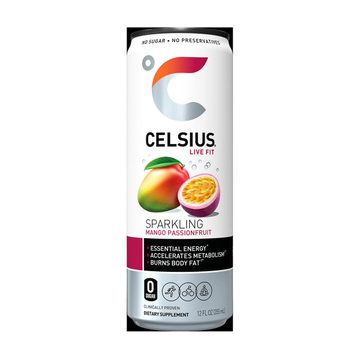 Celsius Sparkling Dietary Supplement - Mango Passionfruit, 12 fl oz