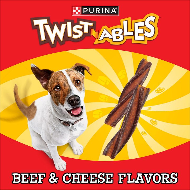 Purina Twistables Beef and Cheese Flavor Treats for Dogs — view 2