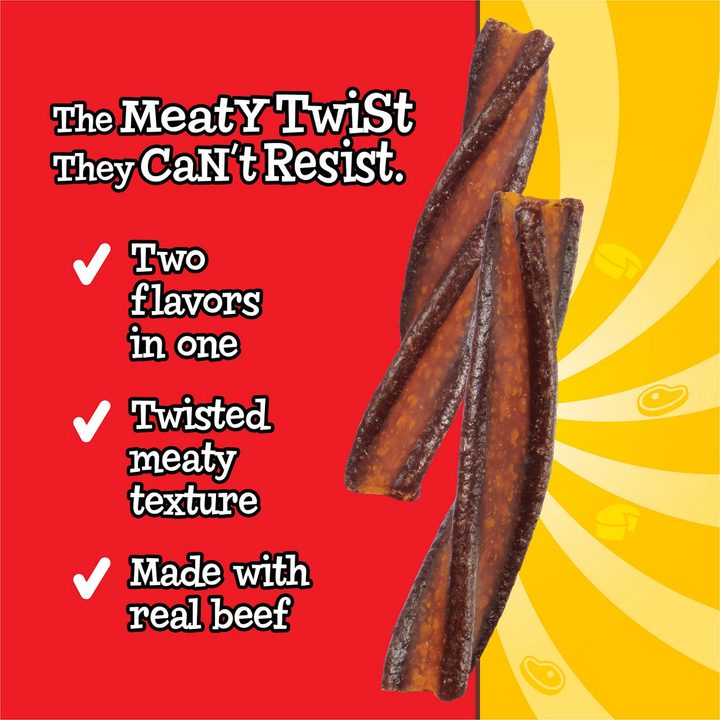 Purina Twistables Beef and Cheese Flavor Treats for Dogs — view 4