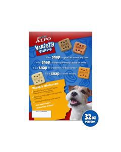 Purina ALPO Dog Treats, Variety Snaps Little Bites With Beef & Peanut Butter - 32 oz. Box — view 2