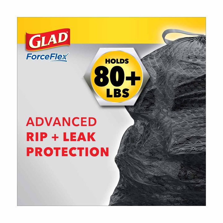 Glad ForceFlex Large Drawstring Trash Bags - Mountain Air, 30 gal - 14 ct — view 4