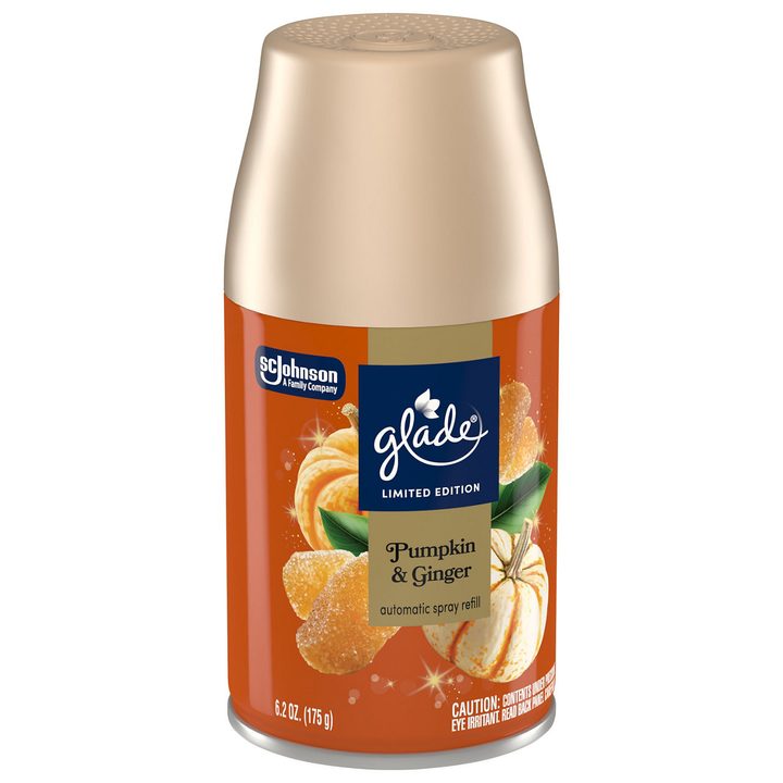 Glade® Automatic Spray Air Freshener Refill, Pumpkin & Ginger, 6.2 oz, 1 ct — view 2