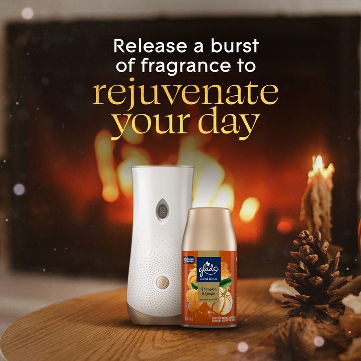 Glade® Automatic Spray Air Freshener Refill, Pumpkin & Ginger, 6.2 oz, 1 ct — view 4