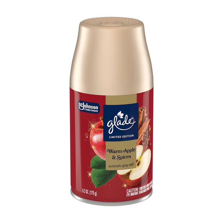 Glade® Automatic Spray Air Freshener Refill, Warm Apple & Spices, 6.2 oz, 1 ct — view 2