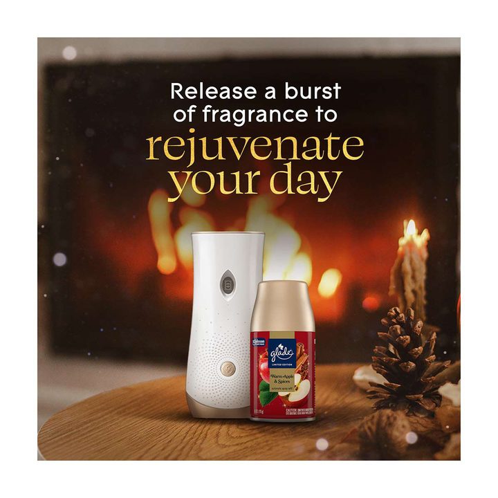 Glade® Automatic Spray Air Freshener Refill, Warm Apple & Spices, 6.2 oz, 1 ct — view 3