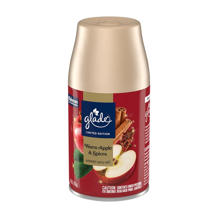 Glade® Automatic Spray Air Freshener Refill, Warm Apple & Spices, 6.2 oz, 1 ct — view 4