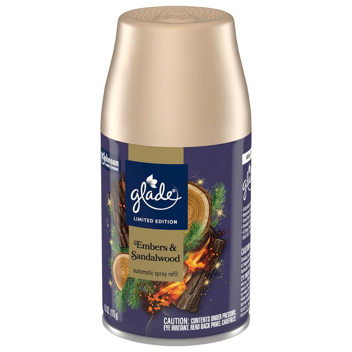 Glade® Automatic Spray Air Freshener Refill, Embers & Sandalwood, 6.2 oz, 1 ct — view 2