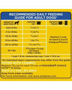 Pedigree Small Dog Complete Nutrition Dry Dog Food, Grilled Steak & Vegetable Flavor, 3.5 lb — view 3