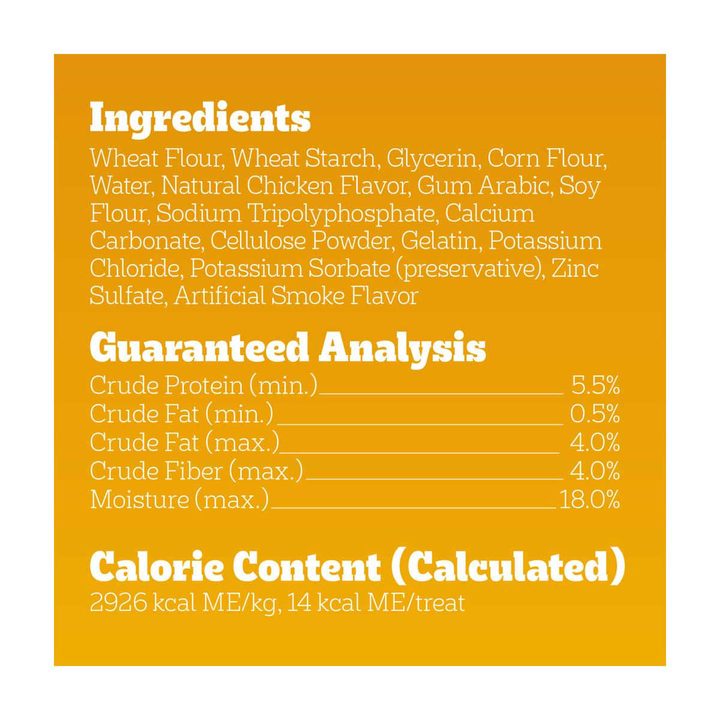 Pedigree Dentastix Chewy Chunx Small & Medium Dog Treats Chicken Flavor, 4 oz. Bag — view 2