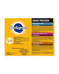Pedigree High Protein Wet Dog Food - Variety Pack, 18 ct — view 2