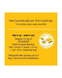 Pedigree High Protein Wet Dog Food - Variety Pack, 18 ct — view 3