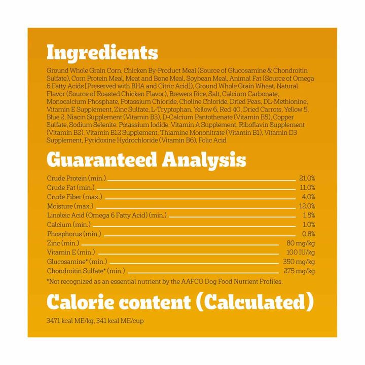 Pedigree Adult Small Dog Dry Dog Food, Roasted Chicken and Vegetable Flavor, 12 lb. Bag — view 2