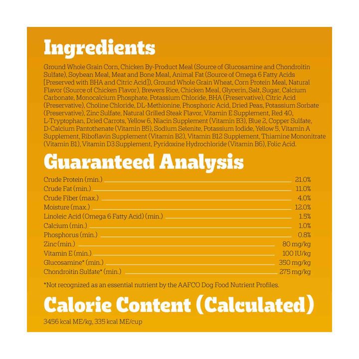Pedigree With Tender Bites for Small Dogs Adult Dry Dog Food, Chicken and Steak Flavor, 12 lb. Bag — view 2