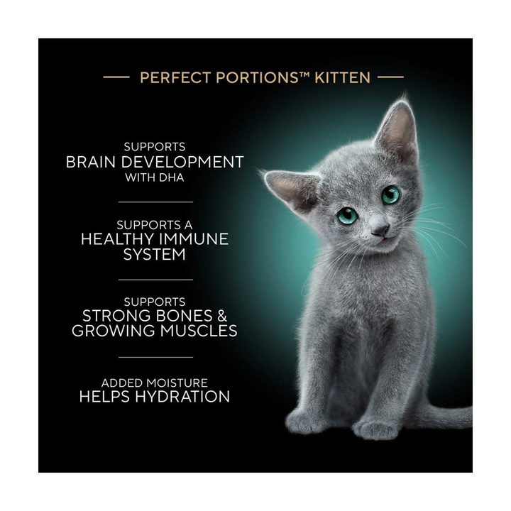 Sheba Perfect Portions Kitten Wet Cat Food Pate Chicken Entree, 2.6 oz. Twin-Pack Tray — view 3