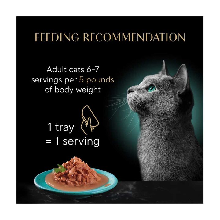 Sheba Gravy Indulgence Cat Food Salmon Entree in Extra Gravy, 2.6 oz. Twin-Pack Trays, 12 Count — view 2