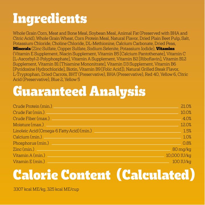 Pedigree Adult Dry Dog Food Grilled Steak & Vegetable Flavor, 27 lb. Bag — view 3